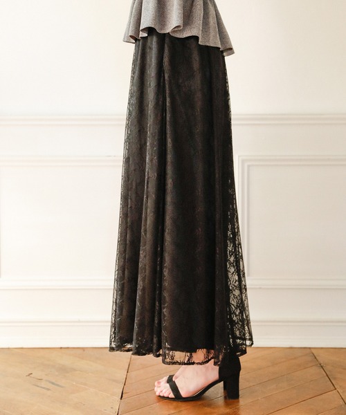 MIELI INVARIANT(ミエリインヴァリアント)の「Pomping Lace W Flare Pants(その他パンツ・レディース・ブラック/ベージュ/ホワイト系その他・SMALL/MEDIUM)」の16枚目の写真