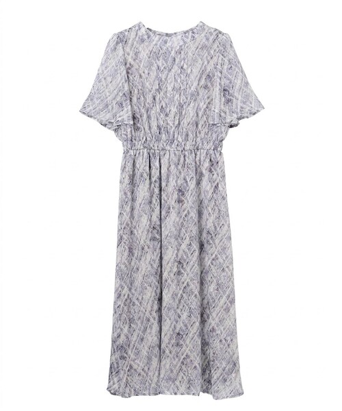 ANY SIS(エニィスィス)の「ダイヤ柄 ワンピース(ワンピース・レディース・ネイビー系3/ベージュ系3・X-LARGE)」の11枚目の写真