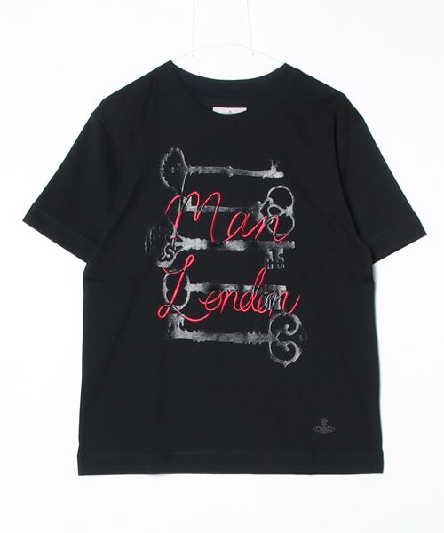 Vivienne Westwood MAN（ヴィヴィアンウエストウッドマン）の「KEYS RELAX T-SHIRT（Tシャツ/カットソー・メンズ・ホワイト/ブラック・M/S/XS/L）」の2枚目の写真