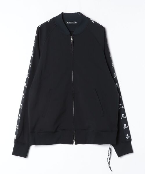 mastermind JAPAN(マスターマインド)の「TAPED BOMBER NACKTRACK JACKET(その他アウター・メンズ・ブラック系その他2/ブラック系その他・XL)」の2枚目の写真