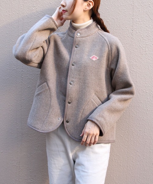DANTON/ダントン ウールスタンドカラージャケット WOOL STAND COLLAR
