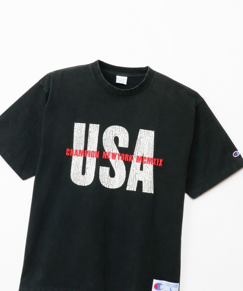 Champion(チャンピオン)の「【Champion/チャンピオン】メンズ アクションスタイル ショートスリーブTシャツ(Tシャツ/カットソー・メンズ・ライトパープル/ブラック/ネイビー/ライトブラウン・LARGE/X-LARGE/MEDIUM)」の18枚目の写真