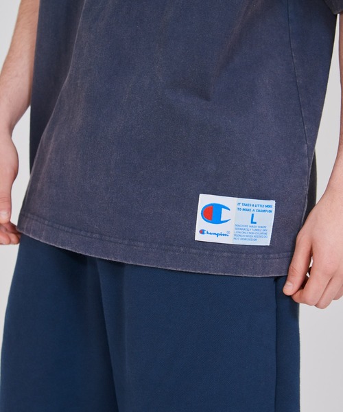 Champion(チャンピオン)の「【Champion/チャンピオン】メンズ アクションスタイル ショートスリーブTシャツ(Tシャツ/カットソー・メンズ・ライトパープル/ブラック/ネイビー/ライトブラウン・LARGE/X-LARGE/MEDIUM)」の6枚目の写真