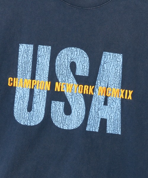 Champion(チャンピオン)の「【Champion/チャンピオン】メンズ アクションスタイル ショートスリーブTシャツ(Tシャツ/カットソー・メンズ・ライトパープル/ブラック/ネイビー/ライトブラウン・LARGE/X-LARGE/MEDIUM)」の12枚目の写真