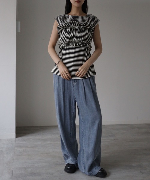 model164cm. 着用サイズ：FREE