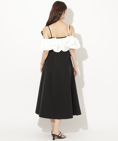 AND COUTURE（アンドクチュール）の「フリルブラウス×キャミワンピース（ワンピース・レディース・ブラウン/ブラック/チャコールグレー・FREE）」の17枚目の写真