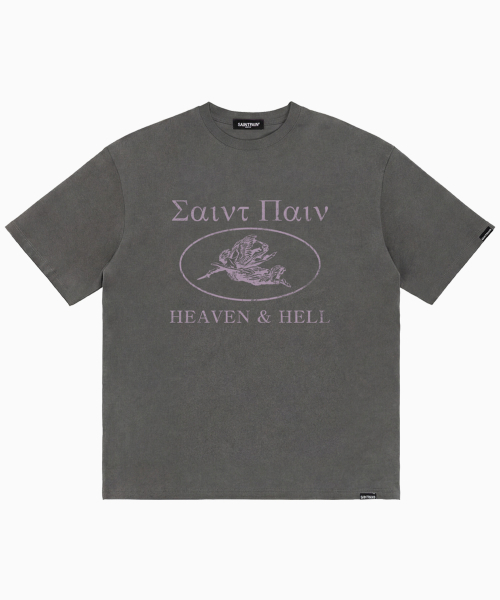 SAINTPAIN(セイントペイン)の「SP イカロス 半袖Tシャツ チャコール(Tシャツ/カットソー・レディース・その他・MEDIUM/LARGE)」の1枚目の写真