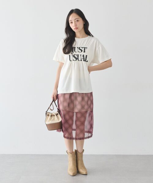 earth music&ecology(アースミュージックアンドエコロジー)の「カットツイルショートパンツ(その他パンツ・レディース・アイボリー/ブラック・FREE)」の11枚目の写真