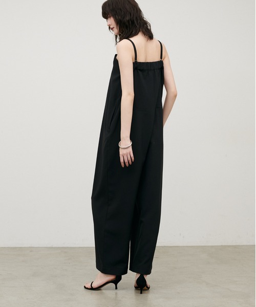 LARUTA(ラルータ)の「【LARUTA】2WAYタックサロペ(サロペット/オーバーオール・レディース・ブラック/モカ・MEDIUM/LARGE)」の5枚目の写真