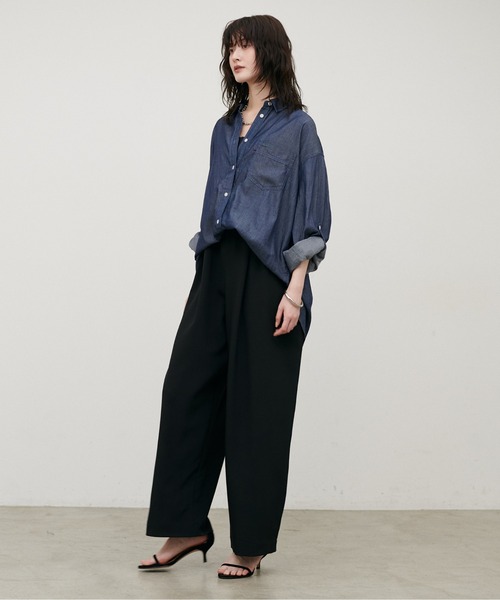 LARUTA(ラルータ)の「【LARUTA】2WAYタックサロペ(サロペット/オーバーオール・レディース・ブラック/モカ・MEDIUM/LARGE)」の8枚目の写真