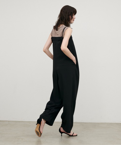 LARUTA(ラルータ)の「【LARUTA】2WAYタックサロペ(サロペット/オーバーオール・レディース・ブラック/モカ・MEDIUM/LARGE)」の14枚目の写真