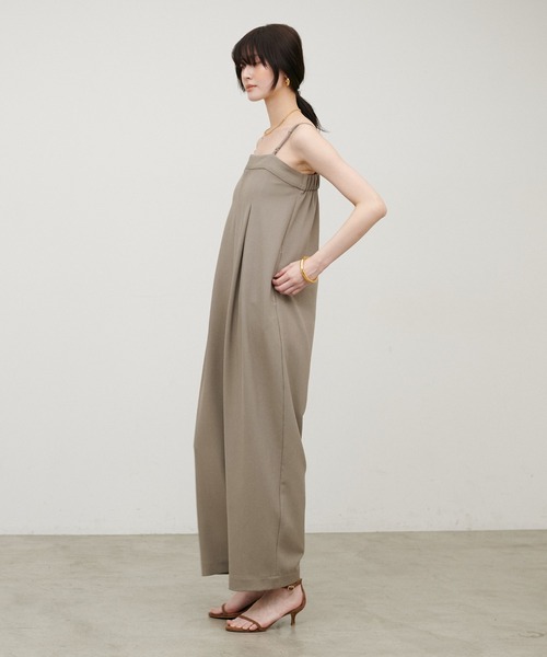 LARUTA(ラルータ)の「【LARUTA】2WAYタックサロペ(サロペット/オーバーオール・レディース・ブラック/モカ・MEDIUM/LARGE)」の17枚目の写真