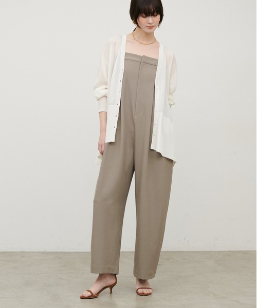 LARUTA(ラルータ)の「【LARUTA】2WAYタックサロペ(サロペット/オーバーオール・レディース・ブラック/モカ・MEDIUM/LARGE)」の22枚目の写真