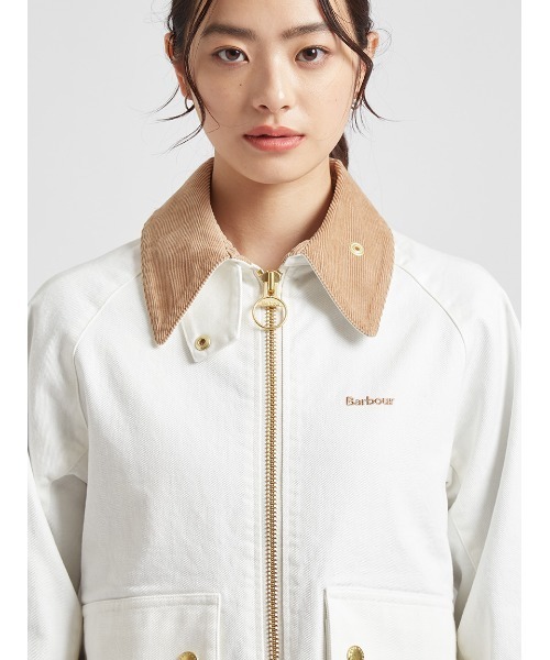 Barbour(バブアー)の「公式ショップ限定|【CRAWLEY / クロウリー】デニムジャケット Japan Exclusive(レディース)(ブルゾン・レディース・インディゴブルー/グレー/オフホワイト・SMALL/MEDIUM/LARGE)」の8枚目の写真