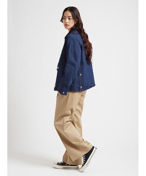 Barbour(バブアー)の「公式ショップ限定|【CRAWLEY / クロウリー】デニムジャケット Japan Exclusive(レディース)(ブルゾン・レディース・インディゴブルー/グレー/オフホワイト・SMALL/MEDIUM/LARGE)」の18枚目の写真