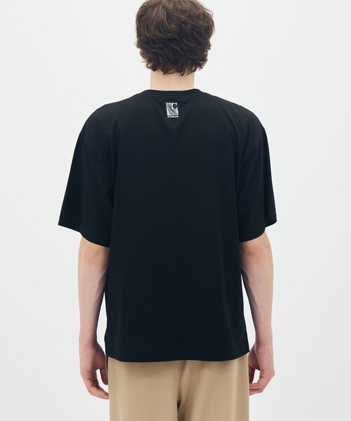 caban(キャバン)の「スビンコットン TULIP BLOOMTシャツ(Tシャツ/カットソー・メンズ・ホワイト系その他/ブラック系その他・S/M/L)」の6枚目の写真