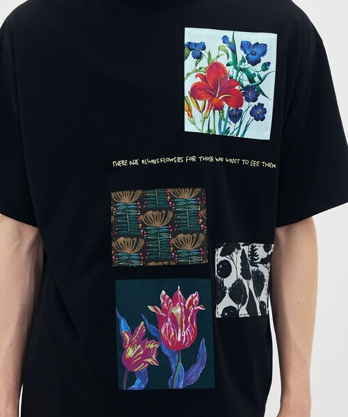 caban(キャバン)の「スビンコットン TULIP BLOOMTシャツ(Tシャツ/カットソー・メンズ・ホワイト系その他/ブラック系その他・S/M/L)」の10枚目の写真
