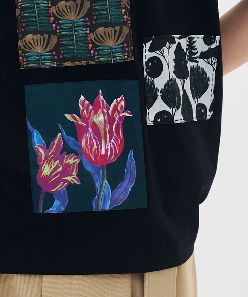 caban(キャバン)の「スビンコットン TULIP BLOOMTシャツ(Tシャツ/カットソー・メンズ・ホワイト系その他/ブラック系その他・S/M/L)」の11枚目の写真