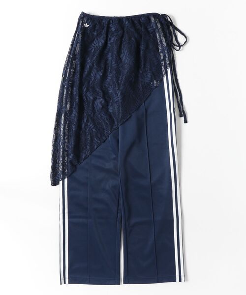 adidas（アディダス）の「レーススカート付き 2イン1 ファイヤーバード ルーズ トラックパンツ / アディダスオリジナルス adidas Originals（スウェットパンツ・レディース・ブラック/ブラウン/ネイビー・X-LARGE/LARGE/MEDIUM/SMALL/X-SMALL/XX-LARGE）」の4枚目の写真