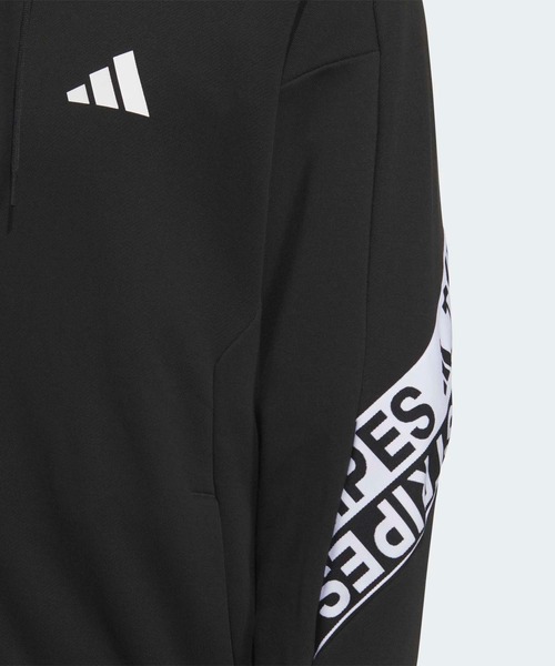 adidas（アディダス）の「ワーディングパック ルーズフィット ヘビー フレンチテリー フルジップ パーカー / アディダス adidas（マウンテンパーカー・メンズ・ブラック・XX-LARGE/3XL/LARGE/MEDIUM/SMALL/X-LARGE）」の3枚目の写真