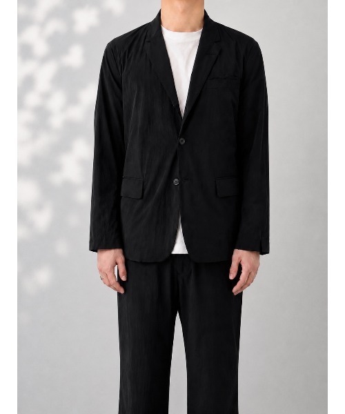 N.HOOLYWOOD(N.ハリウッド)の「【N.HOOLYWOOD/エヌハリウッド】別注Cool Tuch Shape Jacket/【軽量,接触冷感】(テーラードジャケット・メンズ・ブラック/ネイビー・40/38/36)」の2枚目の写真