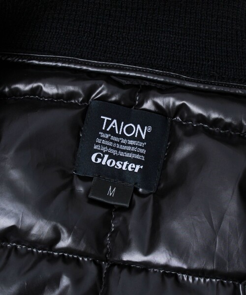 TAION(タイオン)の「【TAION/タイオン】別注 指ぬきニットスリーブ ハイネックダウンジャケット(ダウンジャケット/コート・メンズ・ネイビー/チャコールグレー/ブラック・S/M/L)」の6枚目の写真