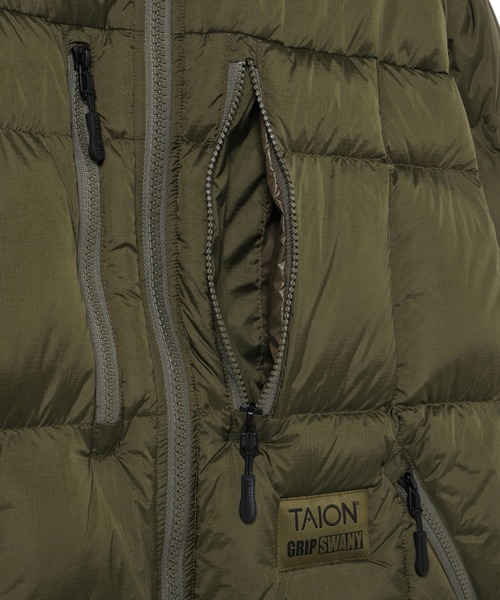 GRIP SWANY（グリップスワニー）の「【TAION-106VZWK-GS】 CORDURA DOWN JACKET（ダウンジャケット/コート・メンズ・ブラック/オリーブ・XL/XXL/S/M/L）」の17枚目の写真