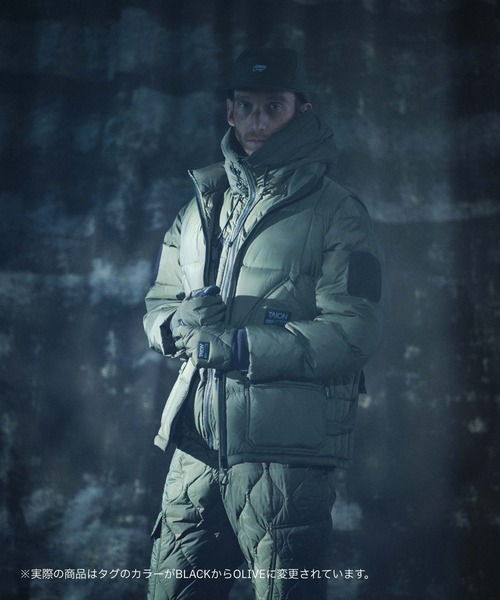 GRIP SWANY（グリップスワニー）の「【TAION-106VZWK-GS】 CORDURA DOWN JACKET（ダウンジャケット/コート・メンズ・ブラック/オリーブ・XL/XXL/S/M/L）」の4枚目の写真