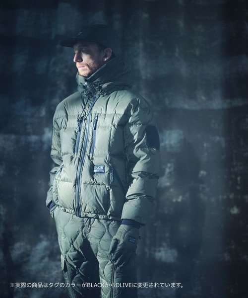 GRIP SWANY（グリップスワニー）の「【TAION-106VZWK-GS】 CORDURA DOWN JACKET（ダウンジャケット/コート・メンズ・ブラック/オリーブ・XL/XXL/S/M/L）」の5枚目の写真