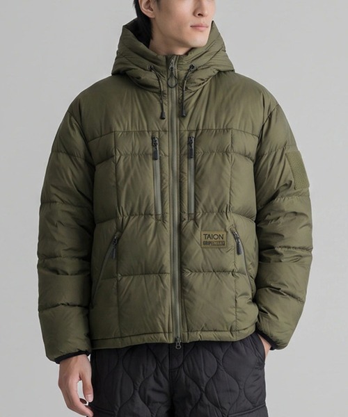 GRIP SWANY（グリップスワニー）の「【TAION-106VZWK-GS】 CORDURA DOWN JACKET（ダウンジャケット/コート・メンズ・ブラック/オリーブ・XL/XXL/S/M/L）」の10枚目の写真