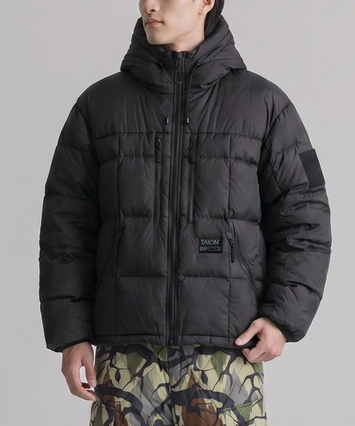 GRIP SWANY（グリップスワニー）の「【TAION-106VZWK-GS】 CORDURA DOWN JACKET（ダウンジャケット/コート・メンズ・ブラック/オリーブ・XL/XXL/S/M/L）」の9枚目の写真