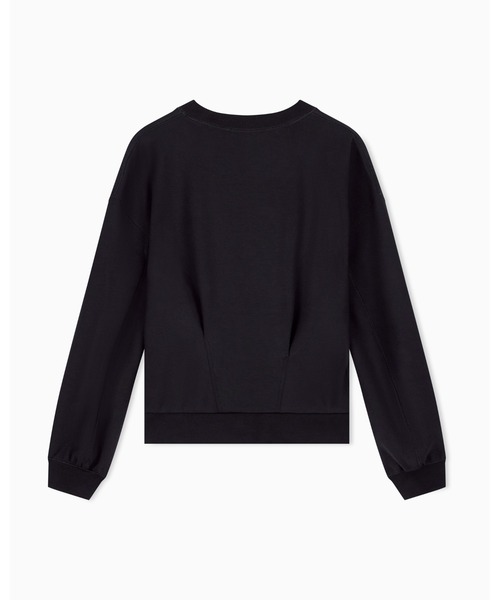 ARMANI EXCHANGE(アルマーニエクスチェンジ)の「【A|X アルマーニ エクスチェンジ】スパンコールロゴ クルーネックスウェットプルオーバー(スウェット・レディース・ブラック/ホワイト・LARGE/MEDIUM/SMALL/X-LARGE/X-SMALL)」の8枚目の写真