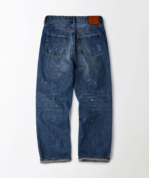 OUTSTANDING(アウトスタンディング)の「W.W. II SELVEDGE STRAIGHT PANTS_REPAIR BLUE(デニムパンツ・メンズ・その他・SMALL/MEDIUM/LARGE)」の2枚目の写真