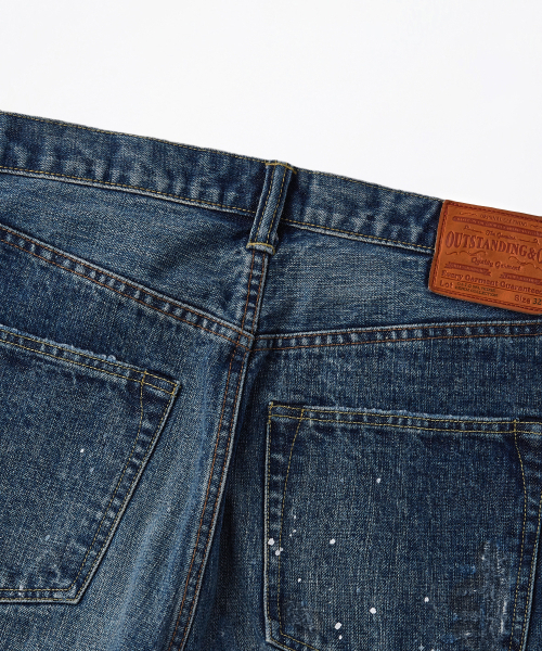 OUTSTANDING(アウトスタンディング)の「W.W. II SELVEDGE STRAIGHT PANTS_REPAIR BLUE(デニムパンツ・メンズ・その他・SMALL/MEDIUM/LARGE)」の6枚目の写真