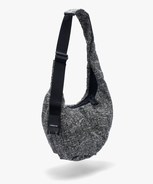 Cote&Ciel（コートエシエル）の「【cote&ciel/コートエシエル】 Hyco S Tweed Black & Cream / ショルダーバッグ（ショルダーバッグ・メンズ・グレー×ホワイト・FREE）」の6枚目の写真