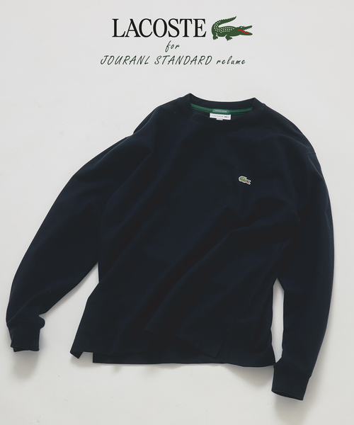 LACOSTE(ラコステ)の「LACOSTE / ラコステ 別注 クルーネック カットソー(Tシャツ/カットソー・メンズ・ネイビー/ブラック/グレー/ブラウン・4/3)」の4枚目の写真
