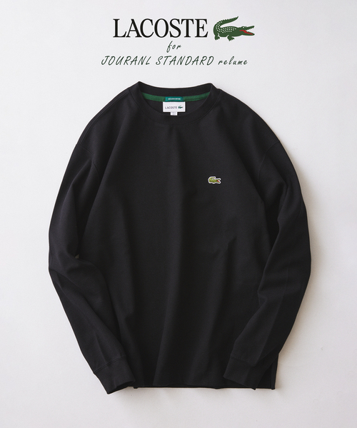 LACOSTE(ラコステ)の「LACOSTE / ラコステ 別注 クルーネック カットソー(Tシャツ/カットソー・メンズ・ネイビー/ブラック/グレー/ブラウン・4/3)」の1枚目の写真