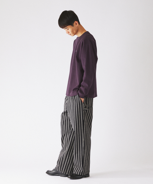LACOSTE(ラコステ)の「LACOSTE / ラコステ 別注 クルーネック カットソー(Tシャツ/カットソー・メンズ・ネイビー/ブラック/グレー/ブラウン・4/3)」の5枚目の写真