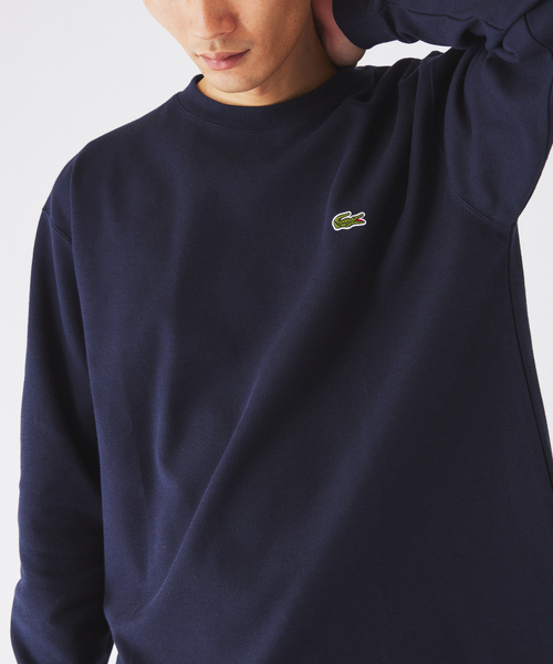 LACOSTE(ラコステ)の「LACOSTE / ラコステ 別注 クルーネック カットソー(Tシャツ/カットソー・メンズ・ネイビー/ブラック/グレー/ブラウン・4/3)」の15枚目の写真