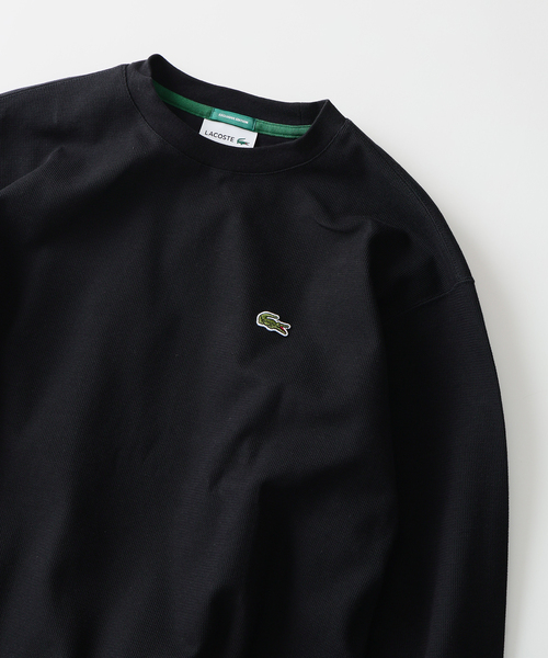 LACOSTE(ラコステ)の「LACOSTE / ラコステ 別注 クルーネック カットソー(Tシャツ/カットソー・メンズ・ネイビー/ブラック/グレー/ブラウン・4/3)」の21枚目の写真
