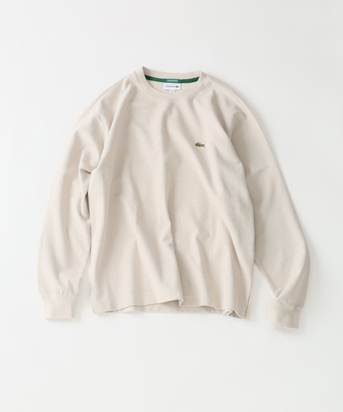 LACOSTE(ラコステ)の「LACOSTE / ラコステ 別注 クルーネック カットソー(Tシャツ/カットソー・メンズ・ネイビー/ブラック/グレー/ブラウン・4/3)」の22枚目の写真