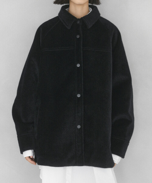 Firsthand(ファーストハンド)の「Firsthand/ファーストハンド フェイクホースファー デザインジャケット【限定展開】(ブルゾン・レディース・ブラック/ダークブラウン・FREE)」の17枚目の写真