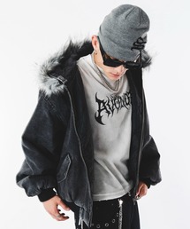 SHORT ROUND(�V���[�g���E���h)��SHORT ROUND/�t�F�C�N�t�@�[�t�[�h�u���]��(�_�E���W���P�b�g/�R�[�g)