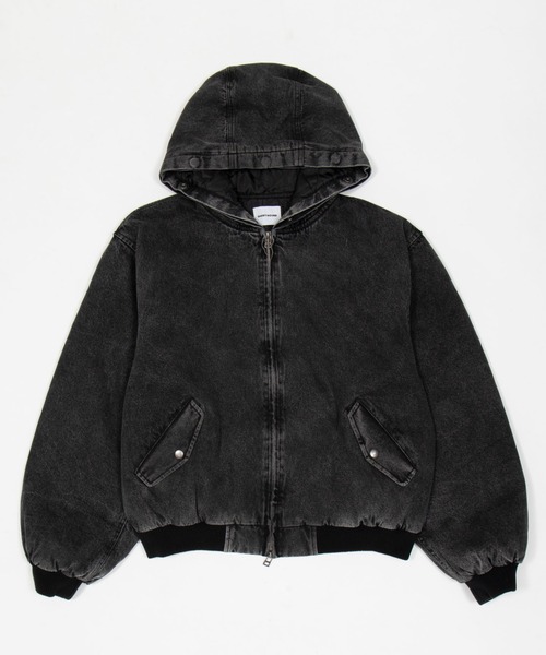 SHORT ROUND(ショートラウンド)の「SHORT ROUND/【26年秋冬新作】フェイクファーフードブルゾン(ダウンジャケット/コート・メンズ・ブラック系1/ブラウン・LARGE/MEDIUM)」の22枚目の写真