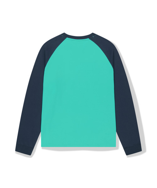 WKNDRS(ウィーキャンドース)の「BOMB RAGLAN LS Tシャツ (ネイビー)(Tシャツ/カットソー・レディース・その他・SMALL/MEDIUM/LARGE/X-LARGE)」の2枚目の写真