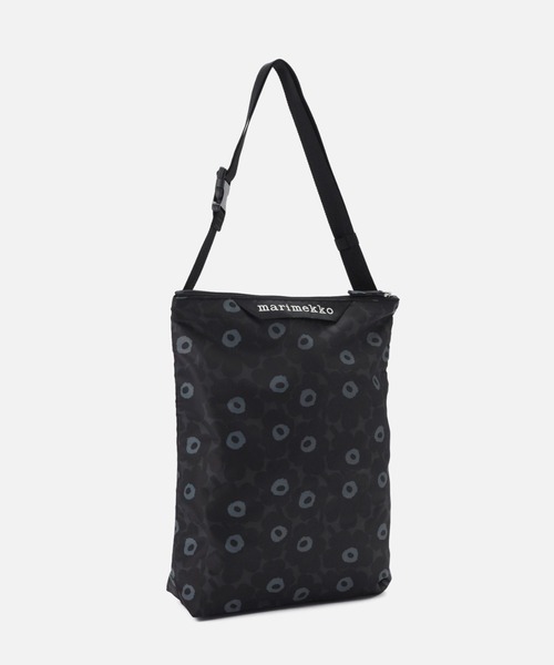 marimekko（マリメッコ）の「Unikko / Neat Crossbody M（ショルダーバッグ・レディース・ブラック・FREE）」の4枚目の写真