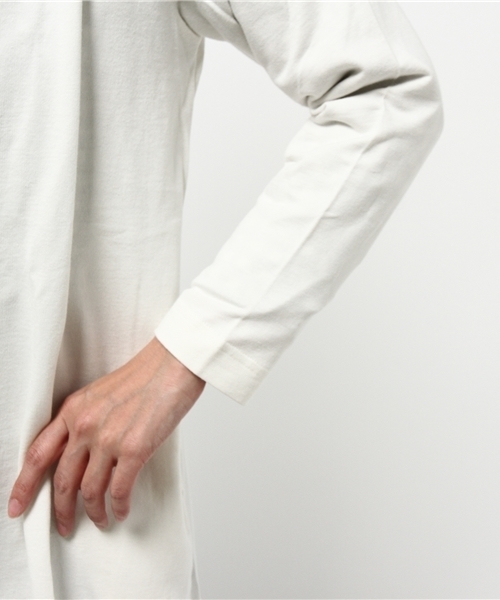 LBC（エルビーシー）の「om コットン裏毛トッパー（カーディガン/ボレロ・レディース・ネイビー/オリーブ/オフホワイト・LARGE/MEDIUM）」の8枚目の写真