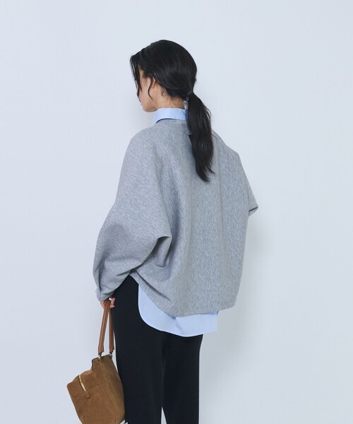 COGTHEBIGSMOKE(コグザビッグスモーク)の「<COGTHEBIGSMOKE /コグ ザ ビッグ スモーク>"OLIVIA TOP"カットソー(Tシャツ/カットソー・レディース・ライトグレー/オフホワイト・1)」の14枚目の写真
