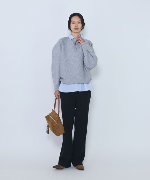 COGTHEBIGSMOKE(コグザビッグスモーク)の「<COGTHEBIGSMOKE /コグ ザ ビッグ スモーク>"OLIVIA TOP"カットソー(Tシャツ/カットソー・レディース・ライトグレー/オフホワイト・1)」の17枚目の写真