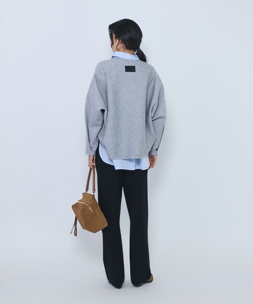 COGTHEBIGSMOKE(コグザビッグスモーク)の「<COGTHEBIGSMOKE /コグ ザ ビッグ スモーク>"OLIVIA TOP"カットソー(Tシャツ/カットソー・レディース・ライトグレー/オフホワイト・1)」の20枚目の写真